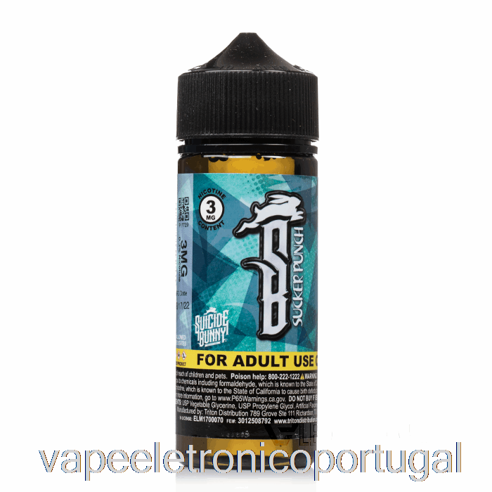 Vape Eletronico Sugador Punch - Coelho Suicida - 120ml 0mg